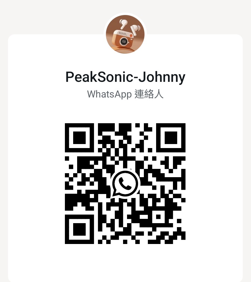 WhatsApp QR code for PeakSonic-Johnny